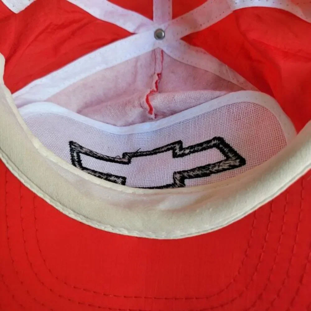 Chevrolet Hat Chevy Logo Red Rope Trucker Snapback Braid‎ Gold Medal Vintage